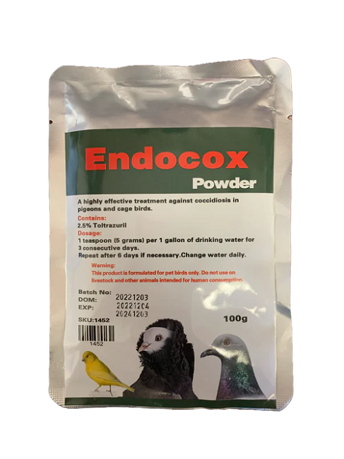 Endocox 2.5% - Generic Baycox - anticoccidial - In the drinking water - Parasitic - Avian Medication