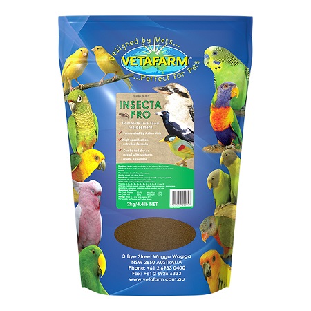 Vetafarm Insecta Pro - Fully extruded dietary additive for Omnivorous and Insectivorous birds - Food - Insectivorous