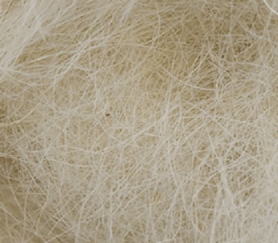 White She Goat Hair - Nesting Material - Sisal Fibre - Breeding Supplies - Finch and Canary Supplies