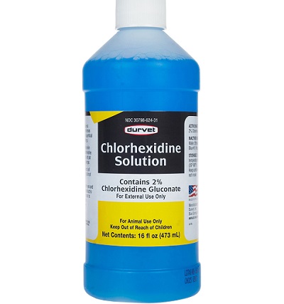 Chlorhexidine Solution - Cage Cleaning and Disinfecting - Bird Supplies