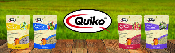Quiko Egg Foods come as a dry crumble that can be served right out of the bag for quick and convenient feeding - Canary Breeding Supplies - Softfoods for Breeding Birds 